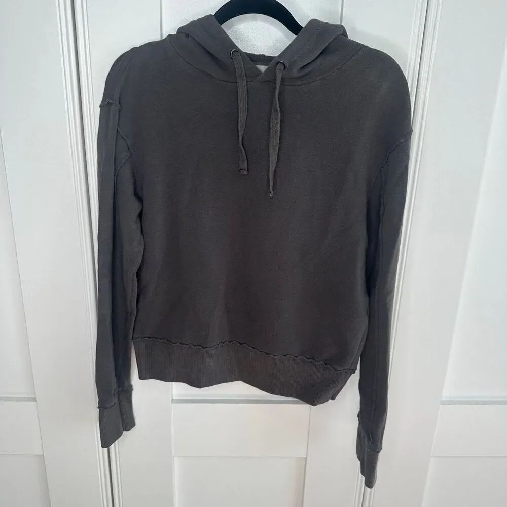 Vince. Small Gray Sweatshirt Women’s Hoodie (w1)